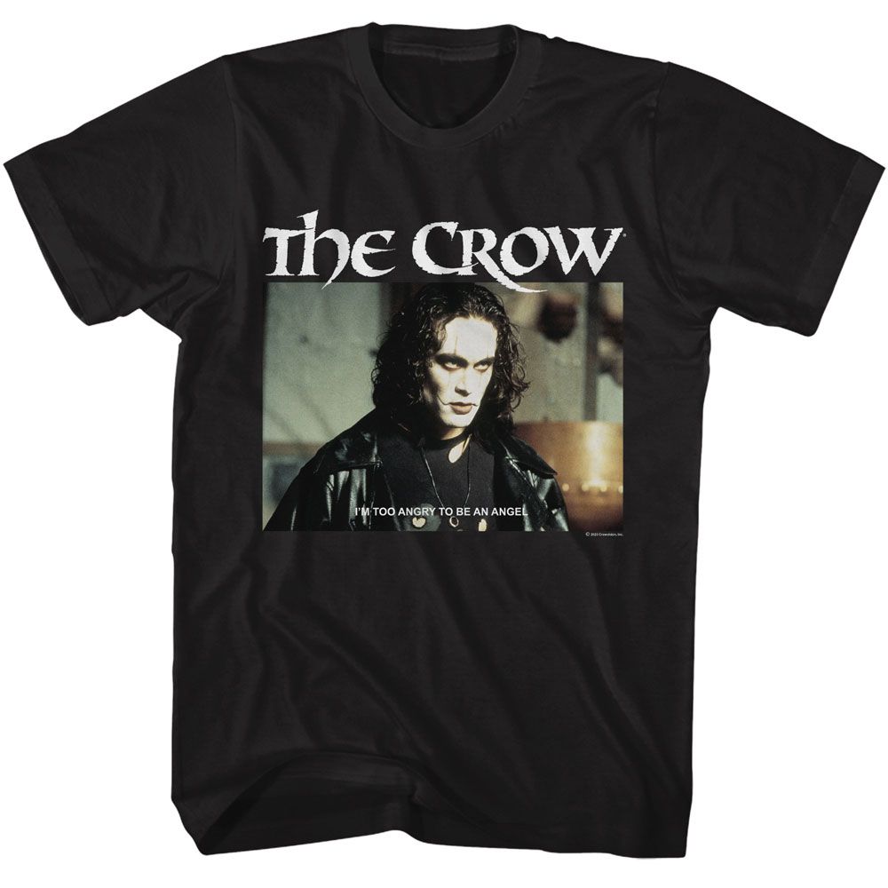 Wholesale The Crow Movie Too Angry Black Adult T-Shirt