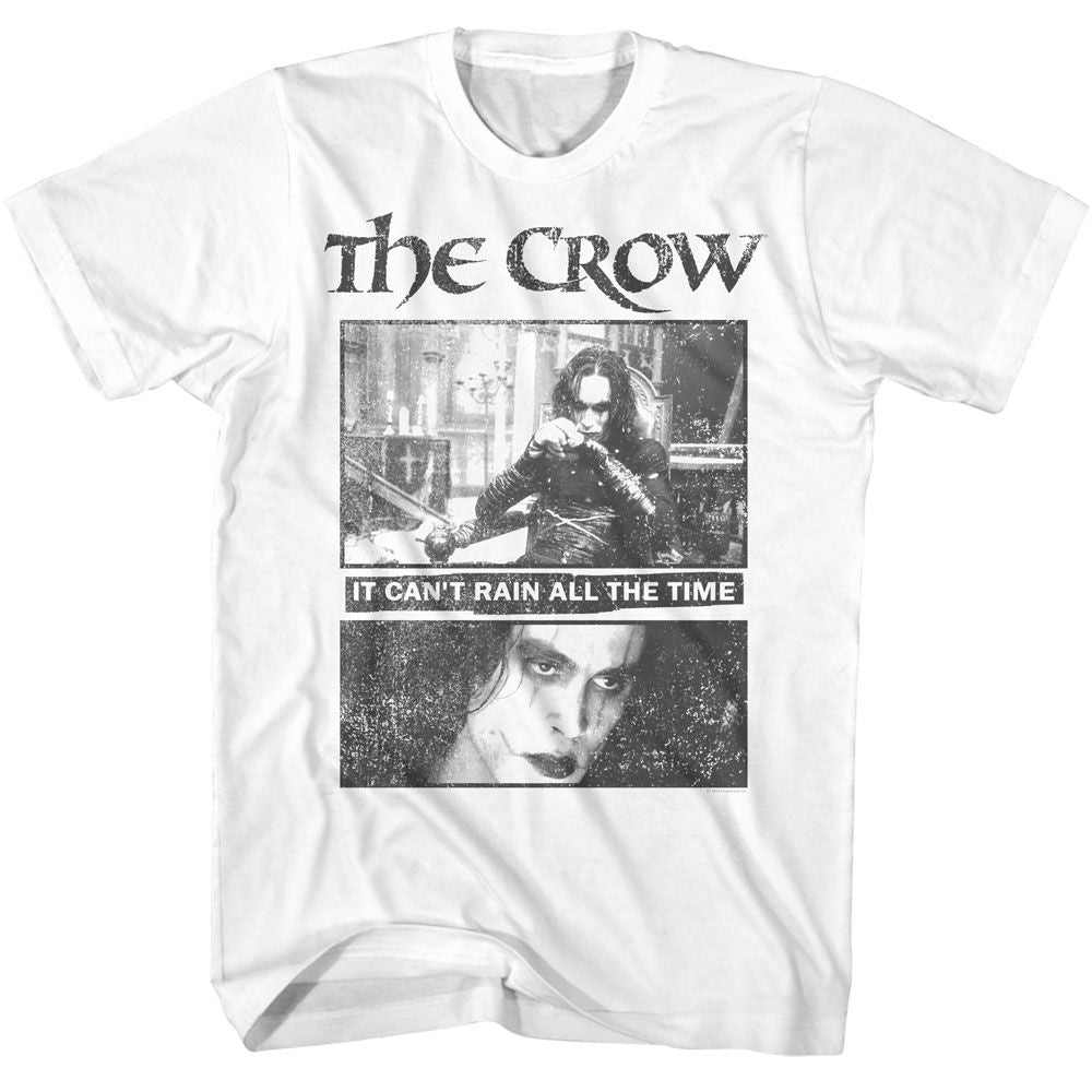Wholesale The Crow Movie Squares White Adult T-Shirt