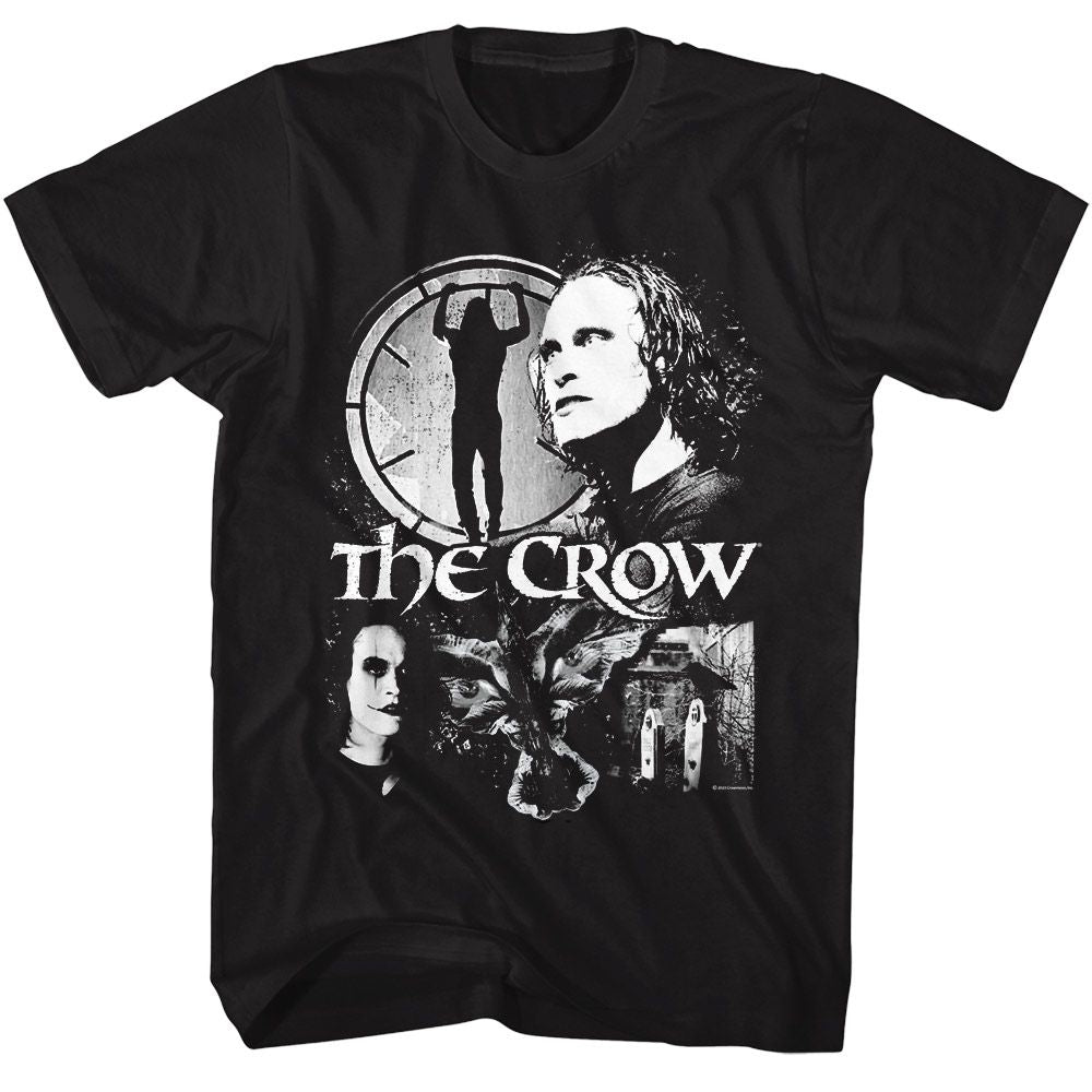 Wholesale The Crow Movie Collage Black Adult T-Shirt