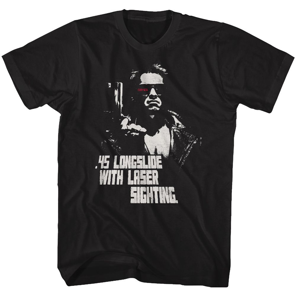 Wholesale Terminator Longslide Black Adult T-Shirt