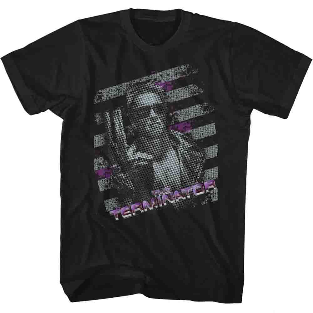 Wholesale Terminator Purple Black Adult T-Shirt