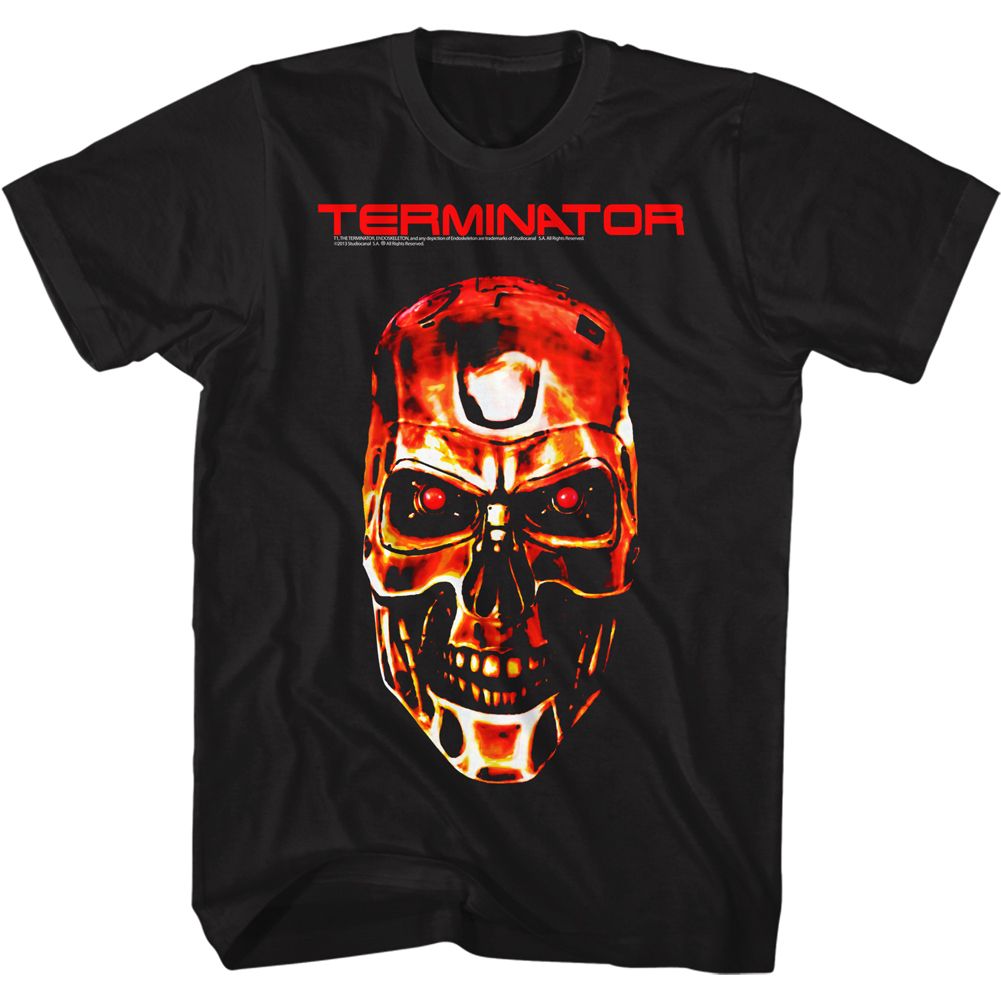 Wholesale Terminator Redterm Black Adult T-Shirt