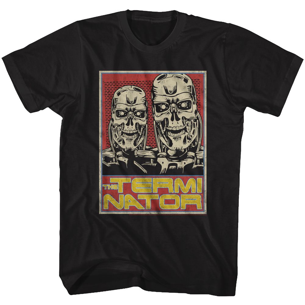 Wholesale Terminator T800S Black Adult T-Shirt