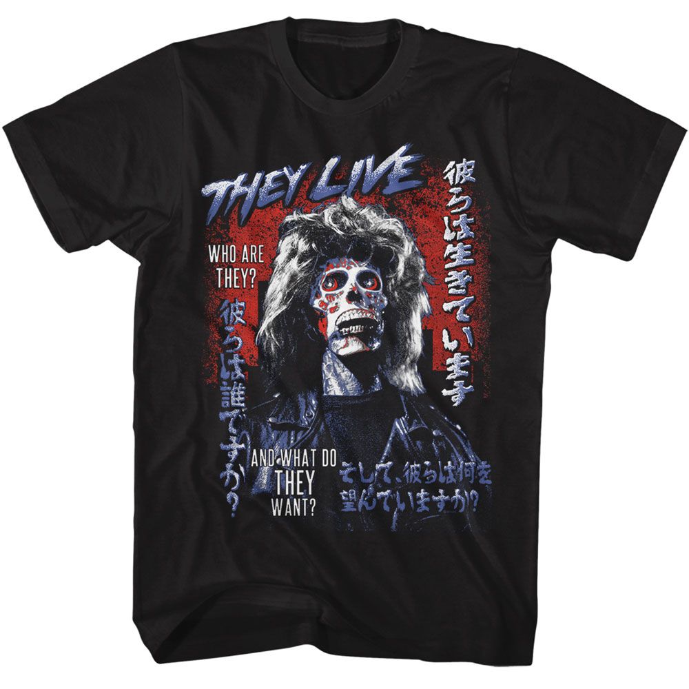 Wholesale They Live Movie Consume Black Adult T-Shirt