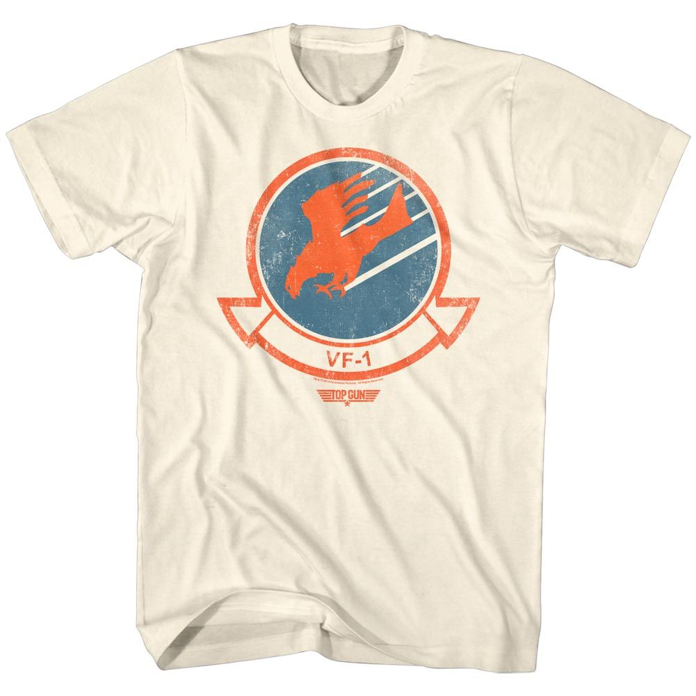 Wholesale Top Gun Movie Thunderbird Solid Natural Adult T-Shirt