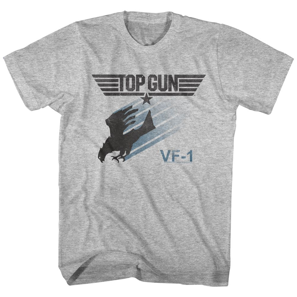 Wholesale Top Gun Movie Bird of Thunder Heather Gray Adult T-Shirt