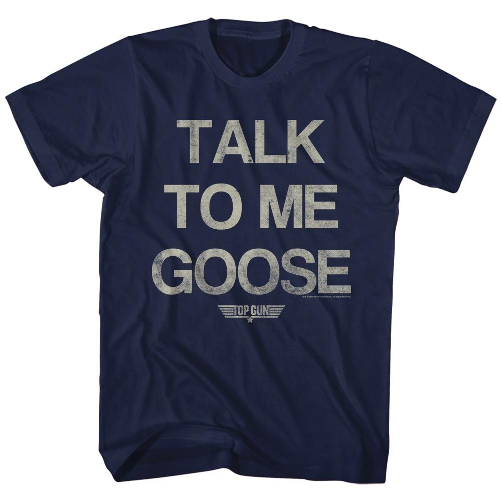 Wholesale Top Gun Movie Talk Goose Navy Adult T-Shirt