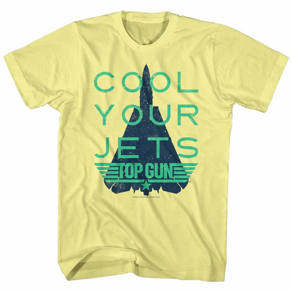 Wholesale Top Gun Movie Cool Heather Yellow Adult T-Shirt