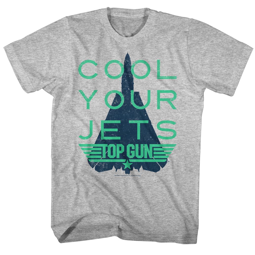 Wholesale Top Gun Movie Cool Heather Gray Adult T-Shirt