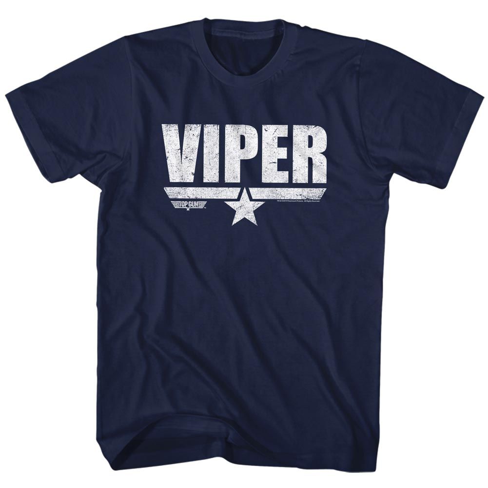 Wholesale Top Gun Movie Viper Navy Adult T-Shirt