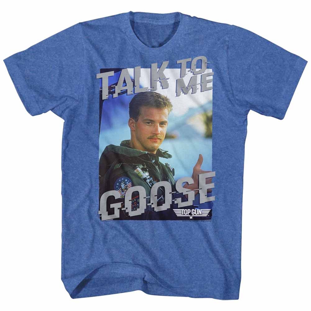 Wholesale Top Gun Movie Talk to Me Heather Royal Adult T-Shirt