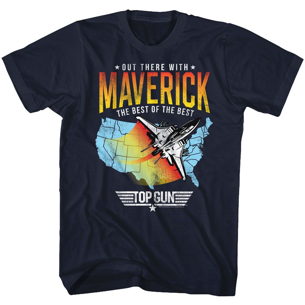 Wholesale Top Gun Movie Maverick Dive Navy Adult T-Shirt