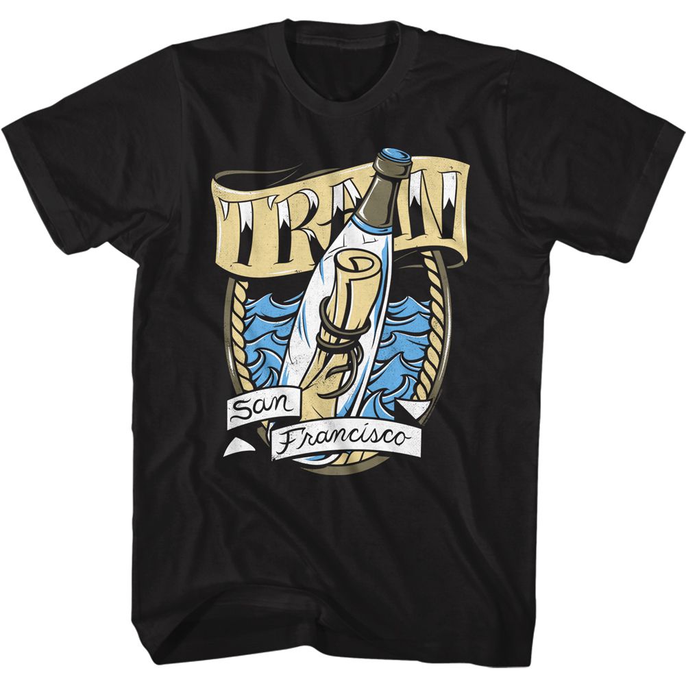 Wholesale Train Message in a Bottle T-Shirt