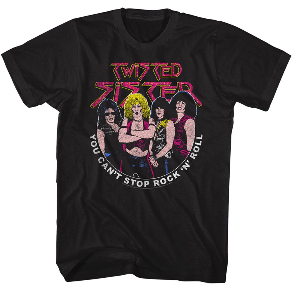 Wholesale Twisted Sister Cant Stop Rock T-Shirt