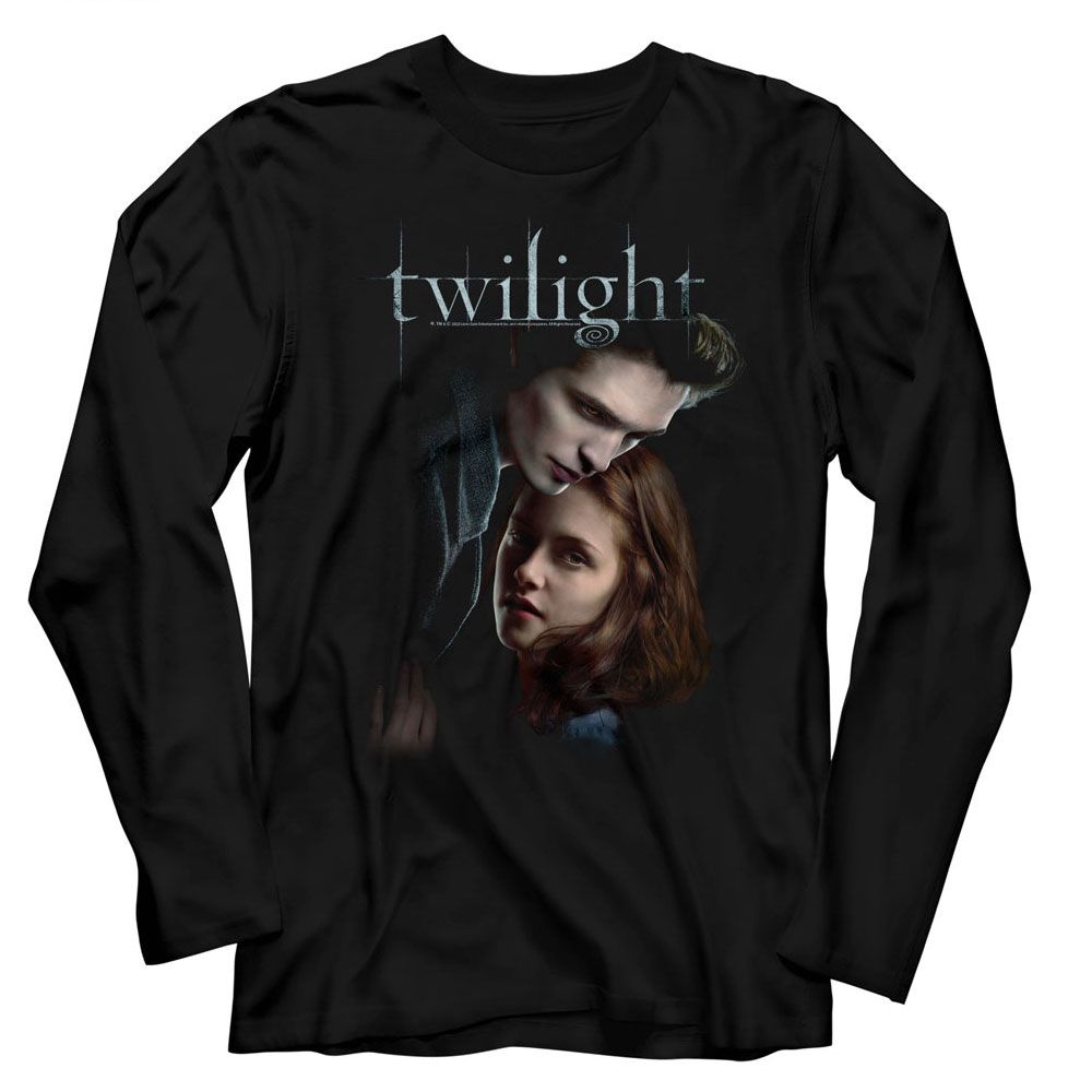 Wholesale Twilight Movie Ed and Bella Black Adult Long Sleeve T-Shirt