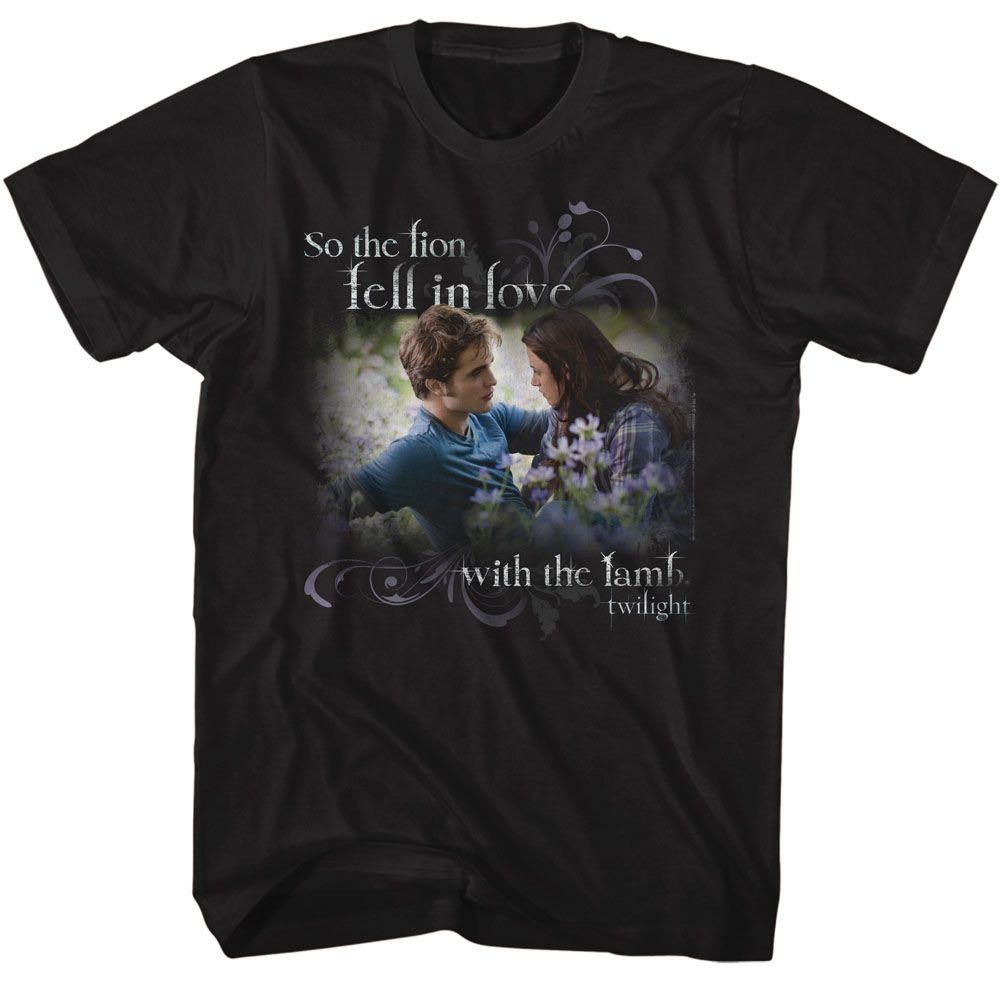 Wholesale Twilight Movie Lion in Love with the Lamb Black Adult T-Shirt