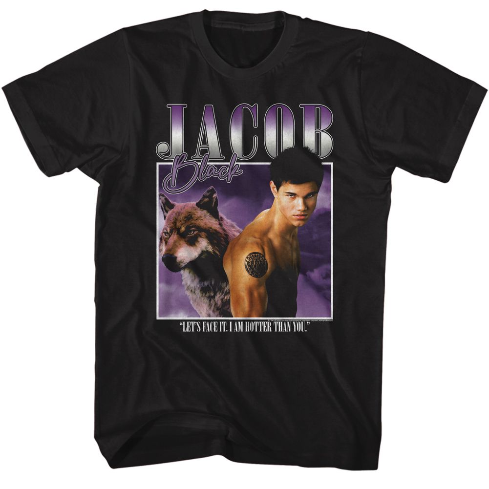 Wholesale Twilight Movie Two Images Jacob Black Adult T-Shirt