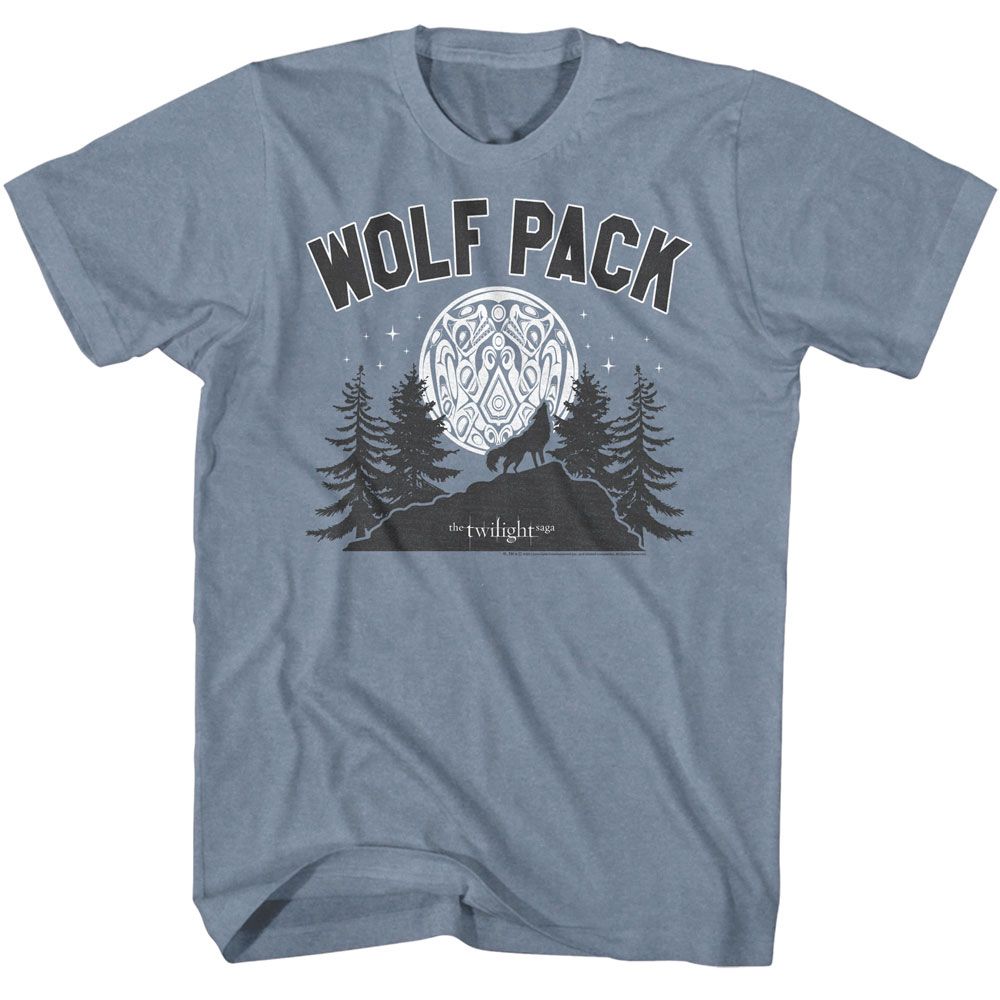 Wholesale Twilight Movie Wolf Pack Moon Heather Indigo Adult T-Shirt