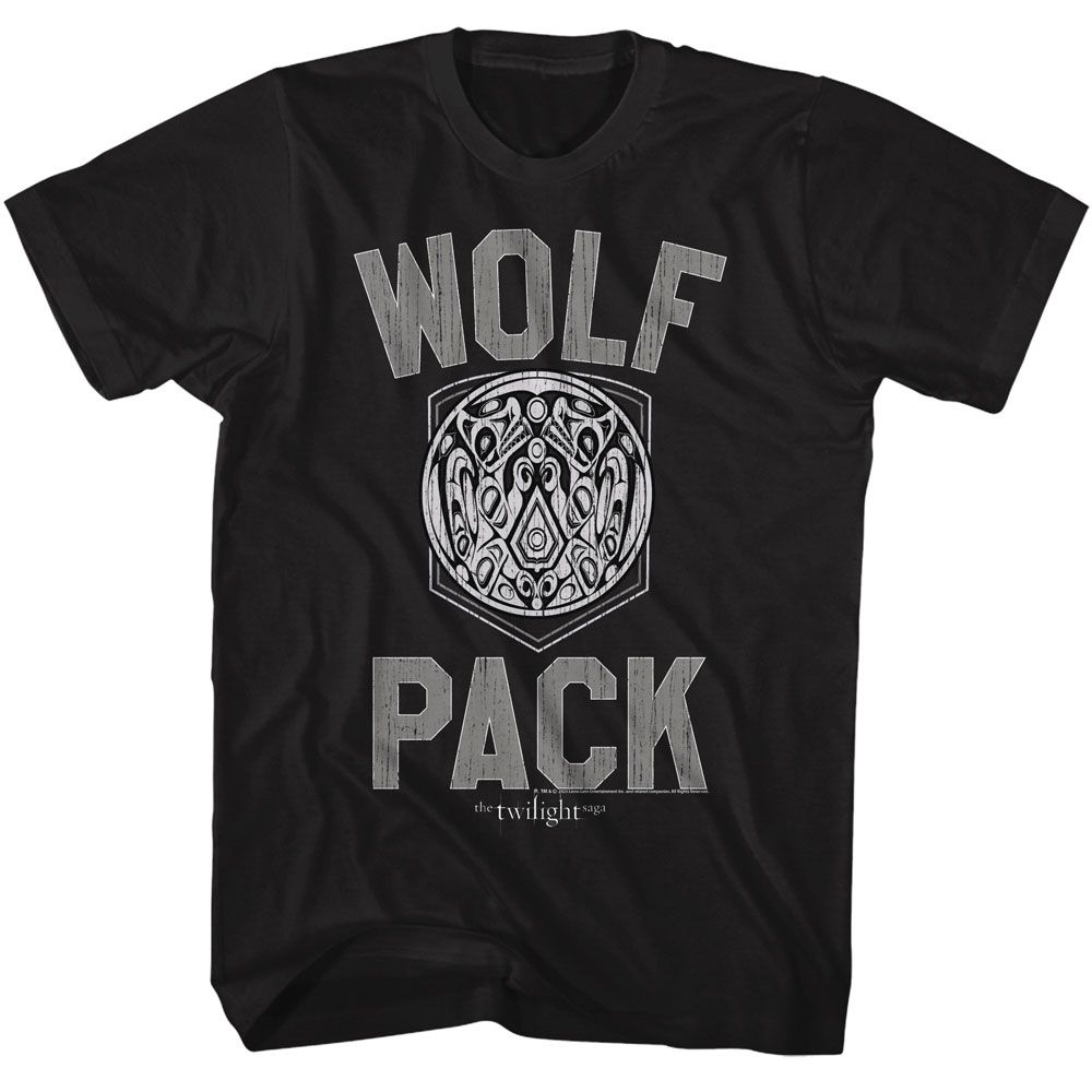 Wholesale Twilight Movie Wolf Pack Black Adult T-Shirt