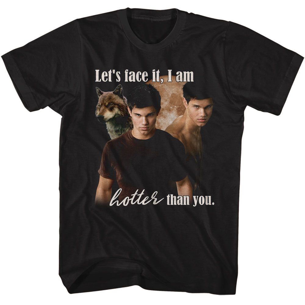 Wholesale Twilight Movie I Am Hotter than You Black Adult T-Shirt