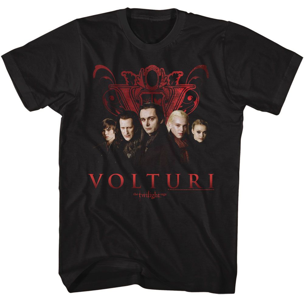 Wholesale Twilight Movie Volturi Group Black Adult T-Shirt