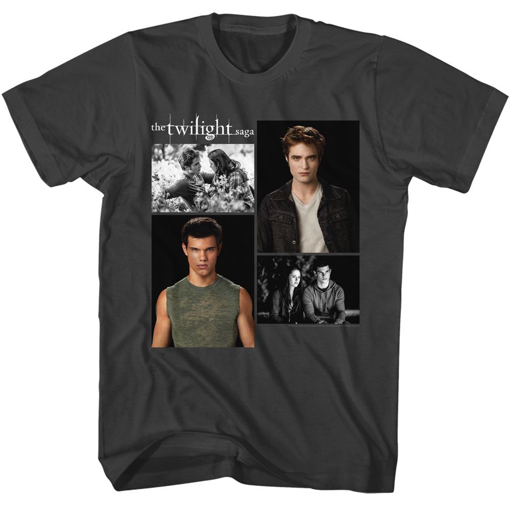 Wholesale Twilight Movie Eclipse Photos Solid Smoke Adult T-Shirt