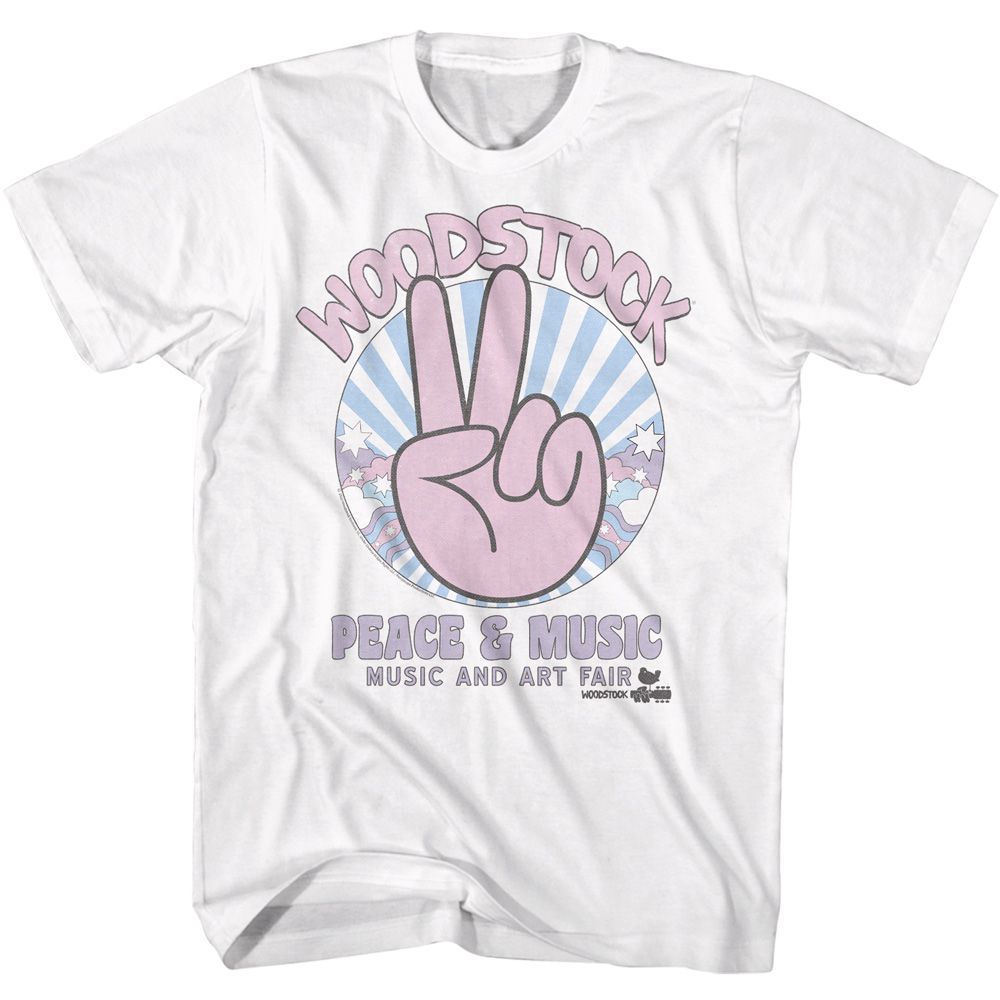 Wholesale Woodstock Peace Sign T-Shirt