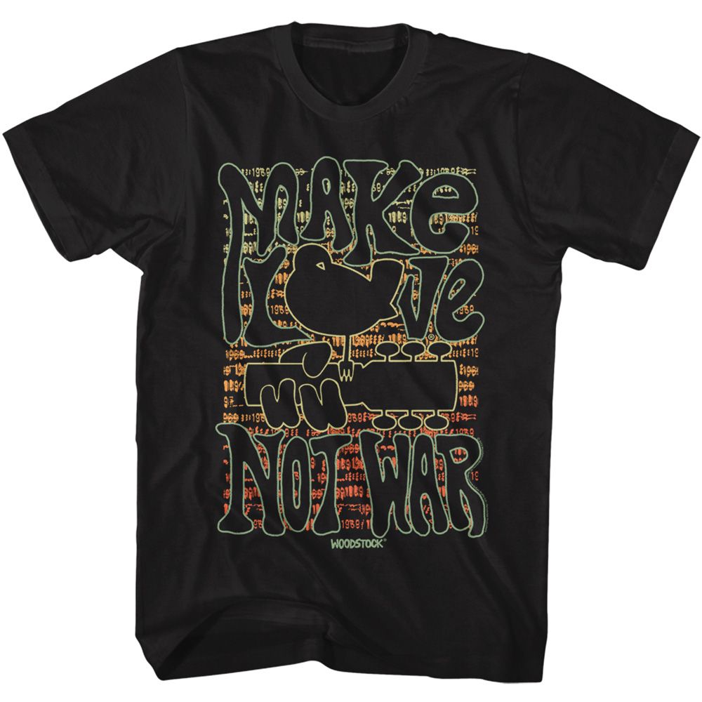 Wholesale Woodstock Make Love Not War T-Shirt