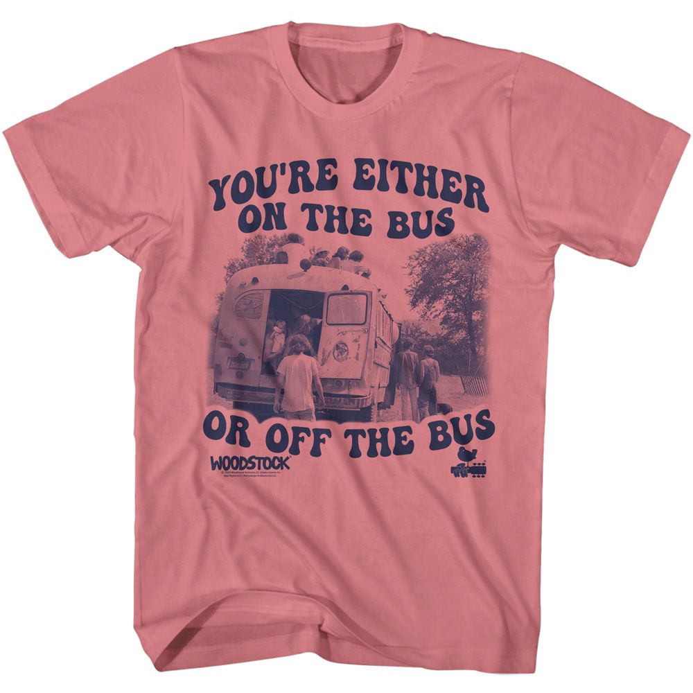 Wholesale Woodstock on or Off the Bus T-Shirt