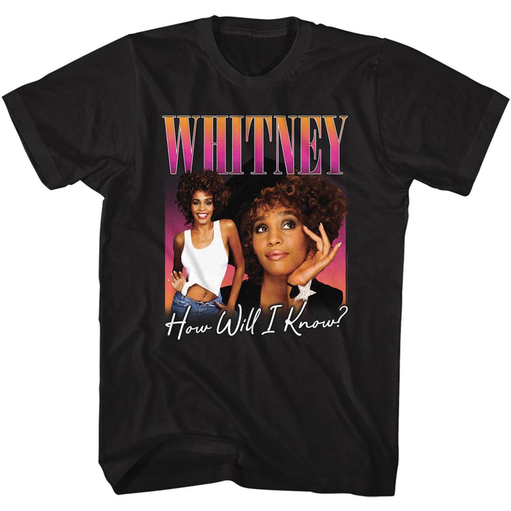 Wholesale Whitney Houston Gradient How Will I T-Shirt