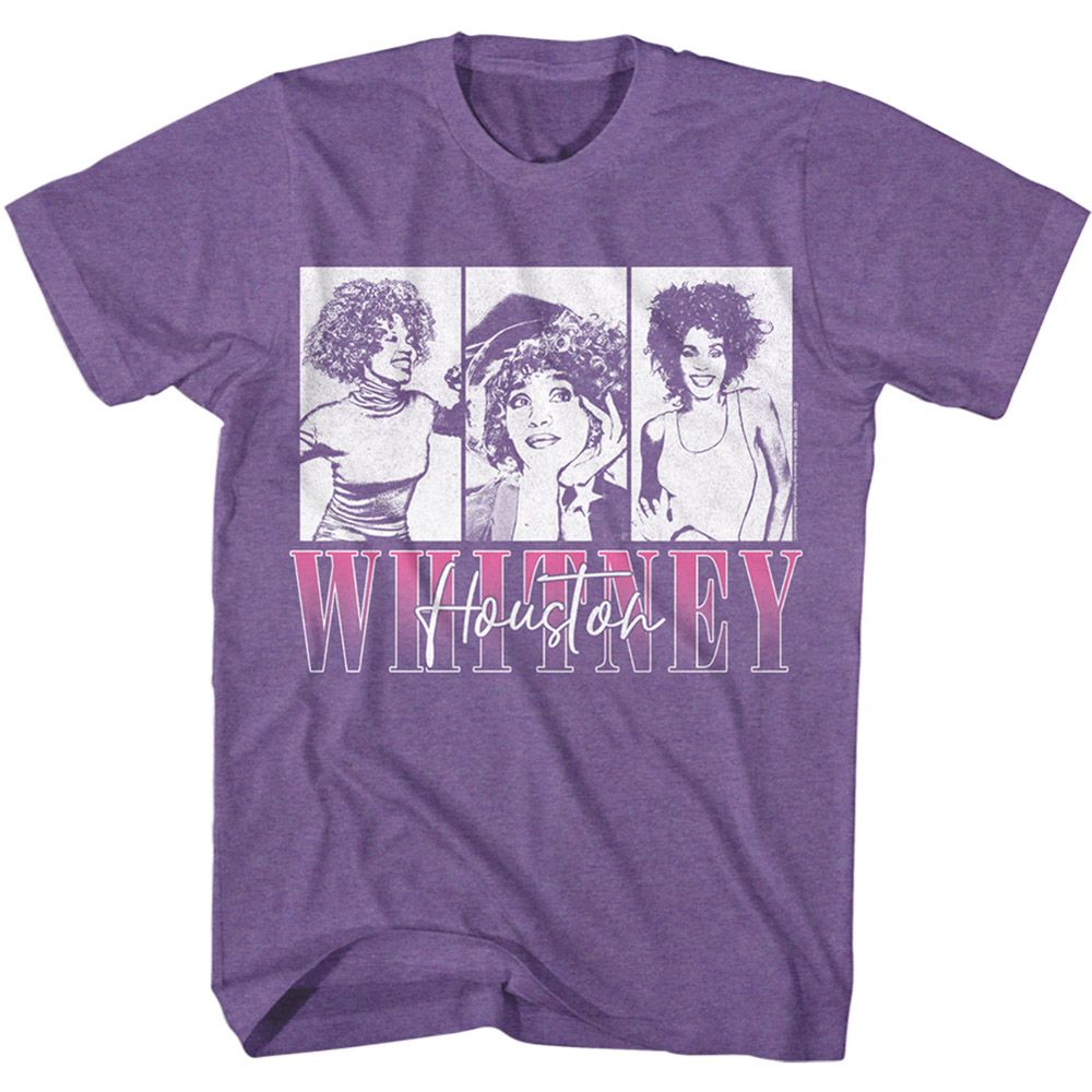 Wholesale Whitney Houston Three Rectangles T-Shirt