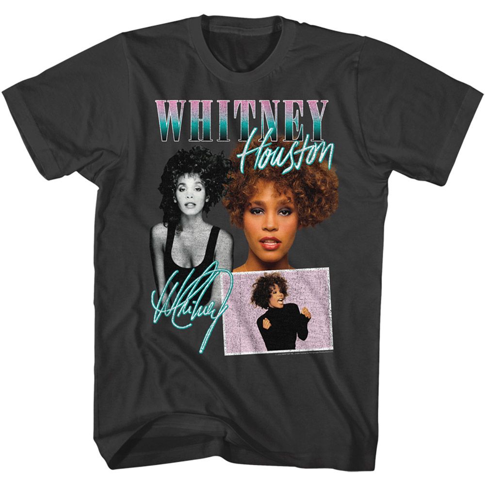 Wholesale Whitney Houston Collage T-Shirt