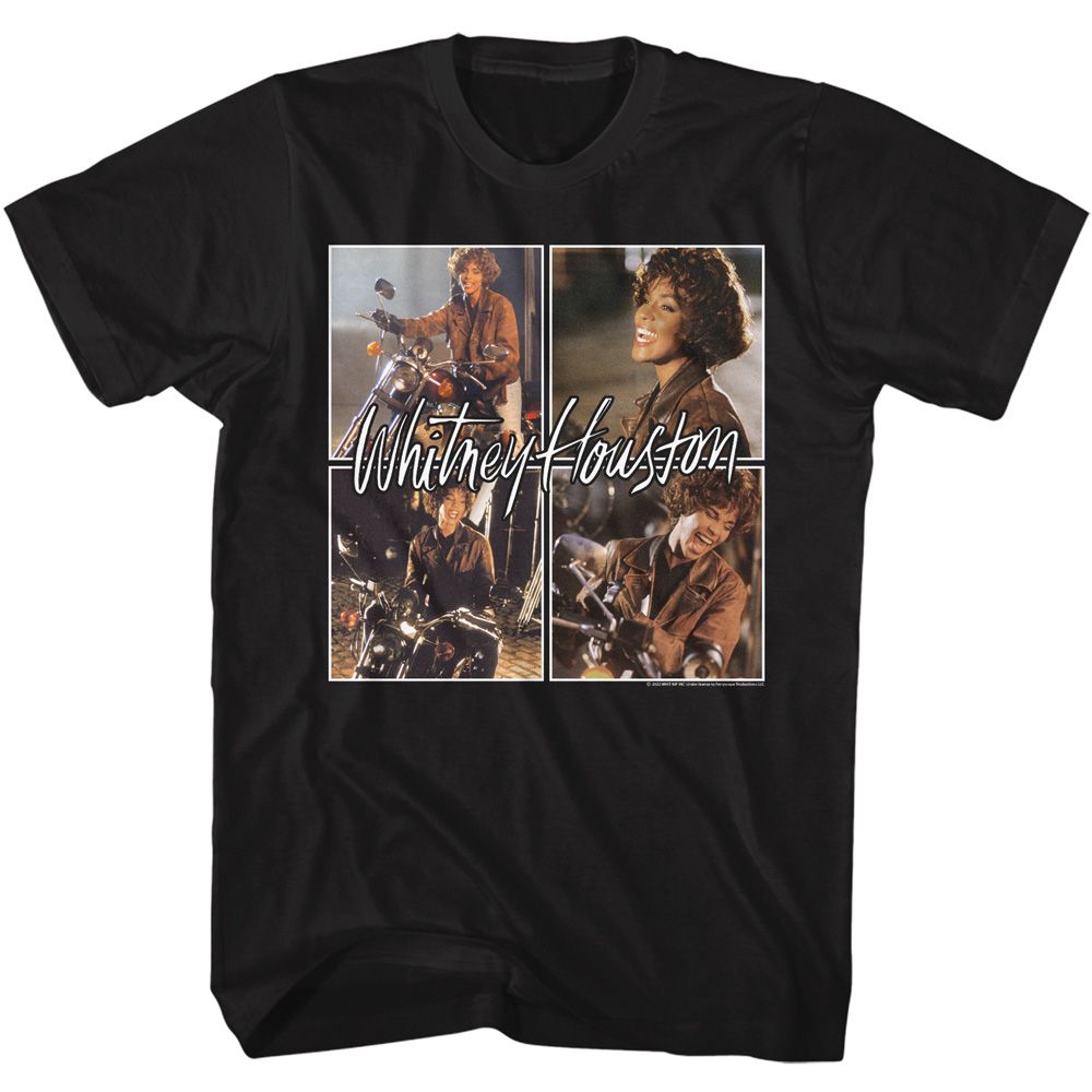 Wholesale Whitney Houston Four Squares T-Shirt