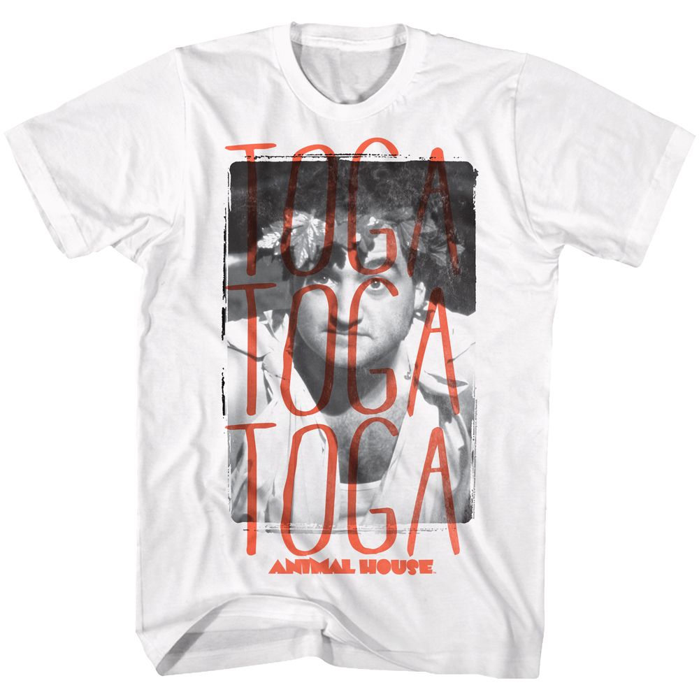 Wholesale Animal House Movie Toga Toga Toga White Adult T-Shirt