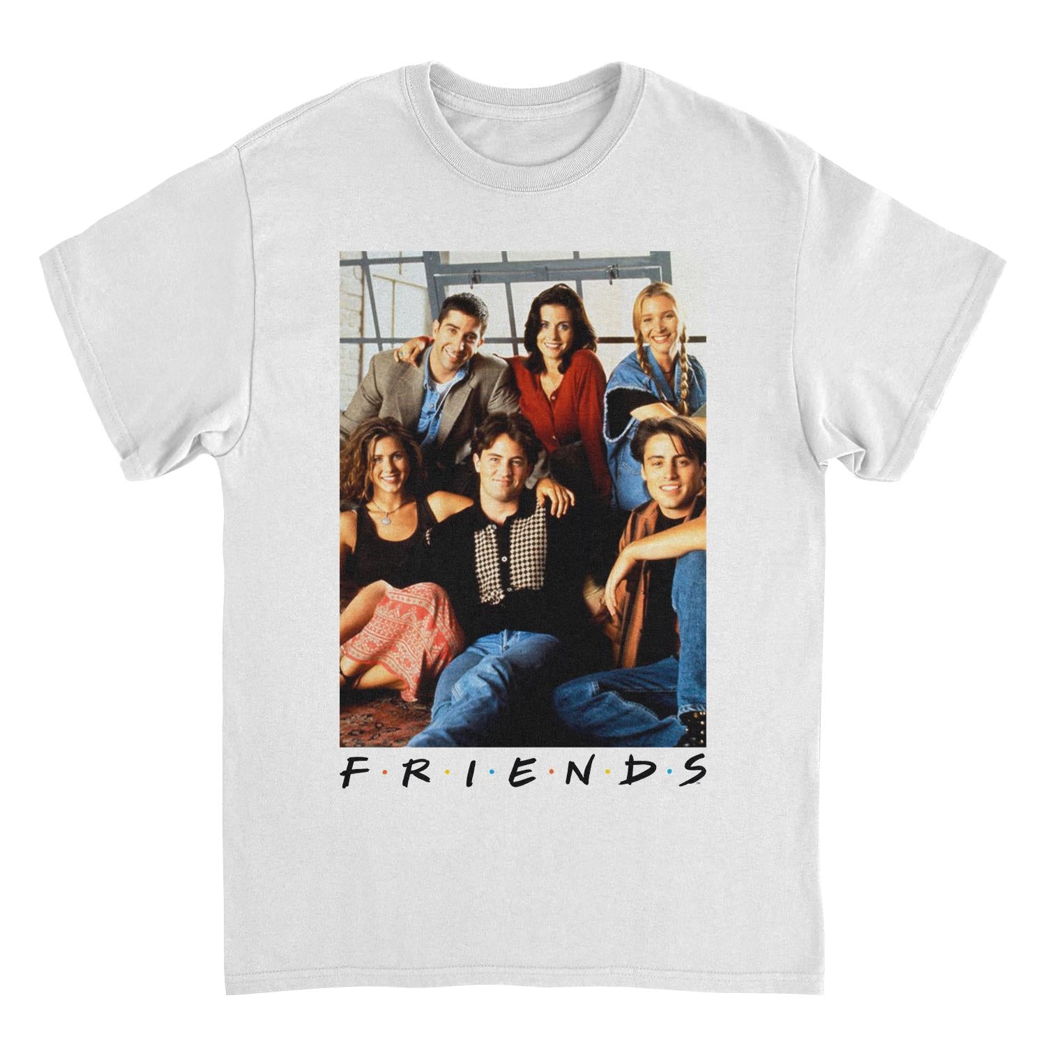 Wholesale Friends Group Photo White T-Shirt