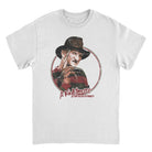 Wholesale Nightmare on Elm Street One Two Freddy's Comin For You White T-Shirt