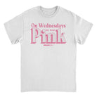 Wholesale Mean Girls on Wednesdays We Wear Pink White T-Shirt