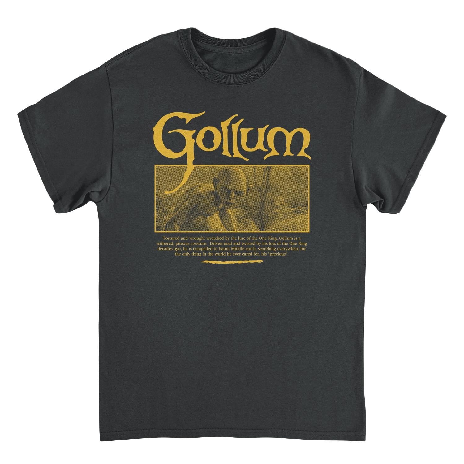 Wholesale Lord of The Rings Gollum Black T-Shirt