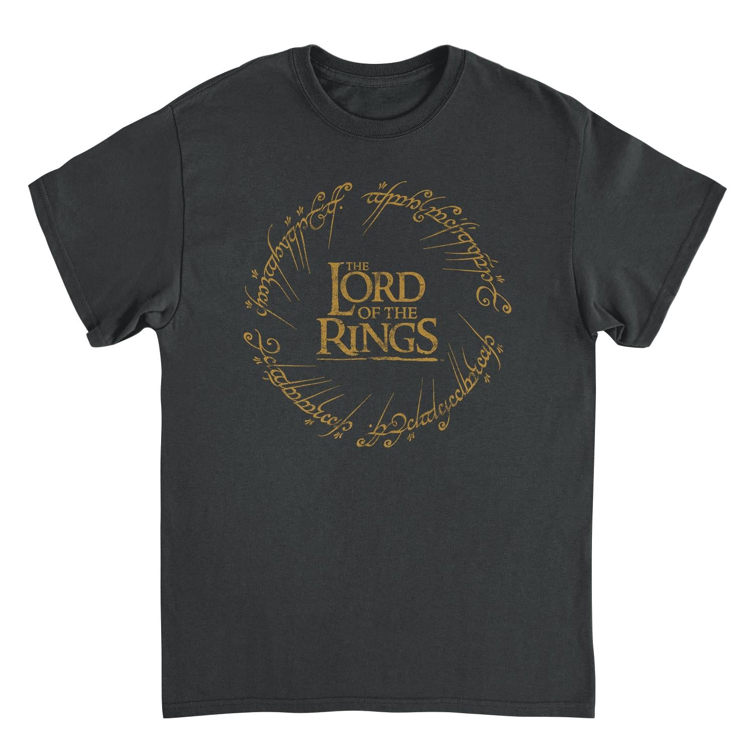 Wholesale Lord of The Rings One Ring Black T-Shirt