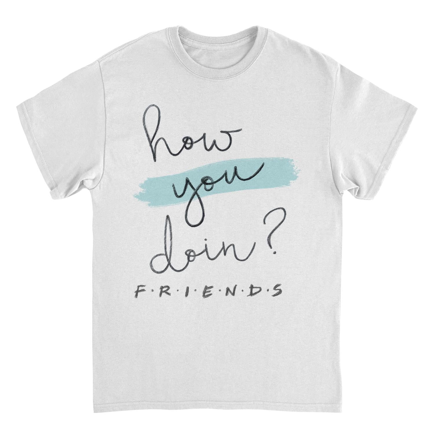 Wholesale Friends how you doin White T-Shirt