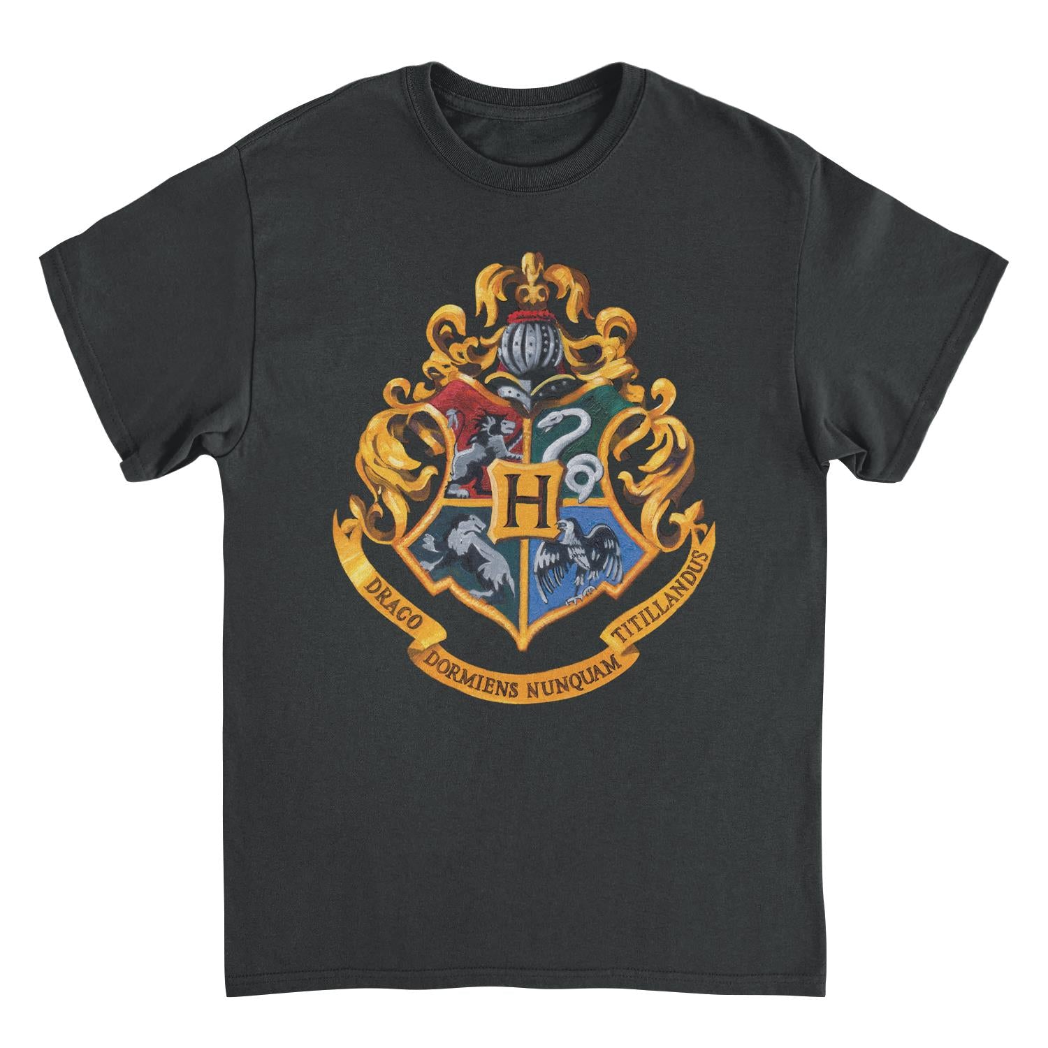 Wholesale Harry Potter Hogwarts Black T-Shirt