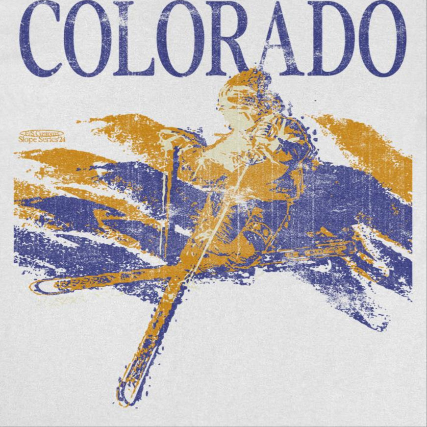 Wholesale Ski Colorado Pastel T-Shirt