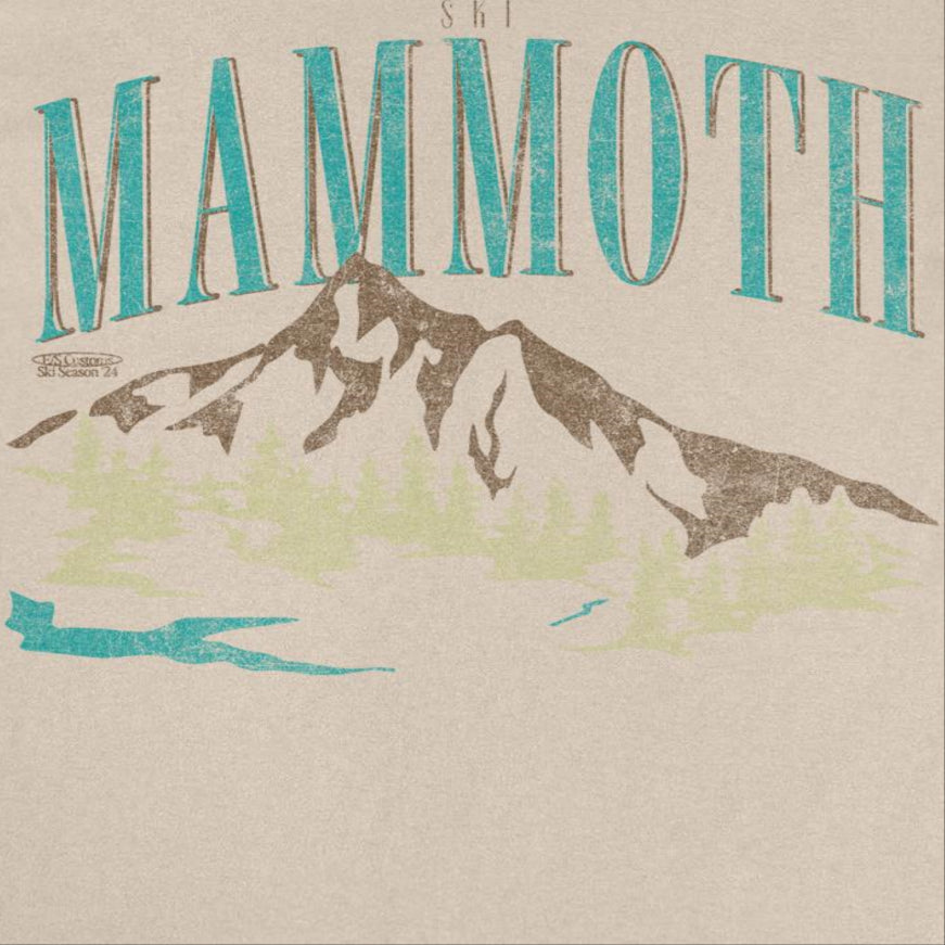 Wholesale Ski Mammoth Tan T-Shirt