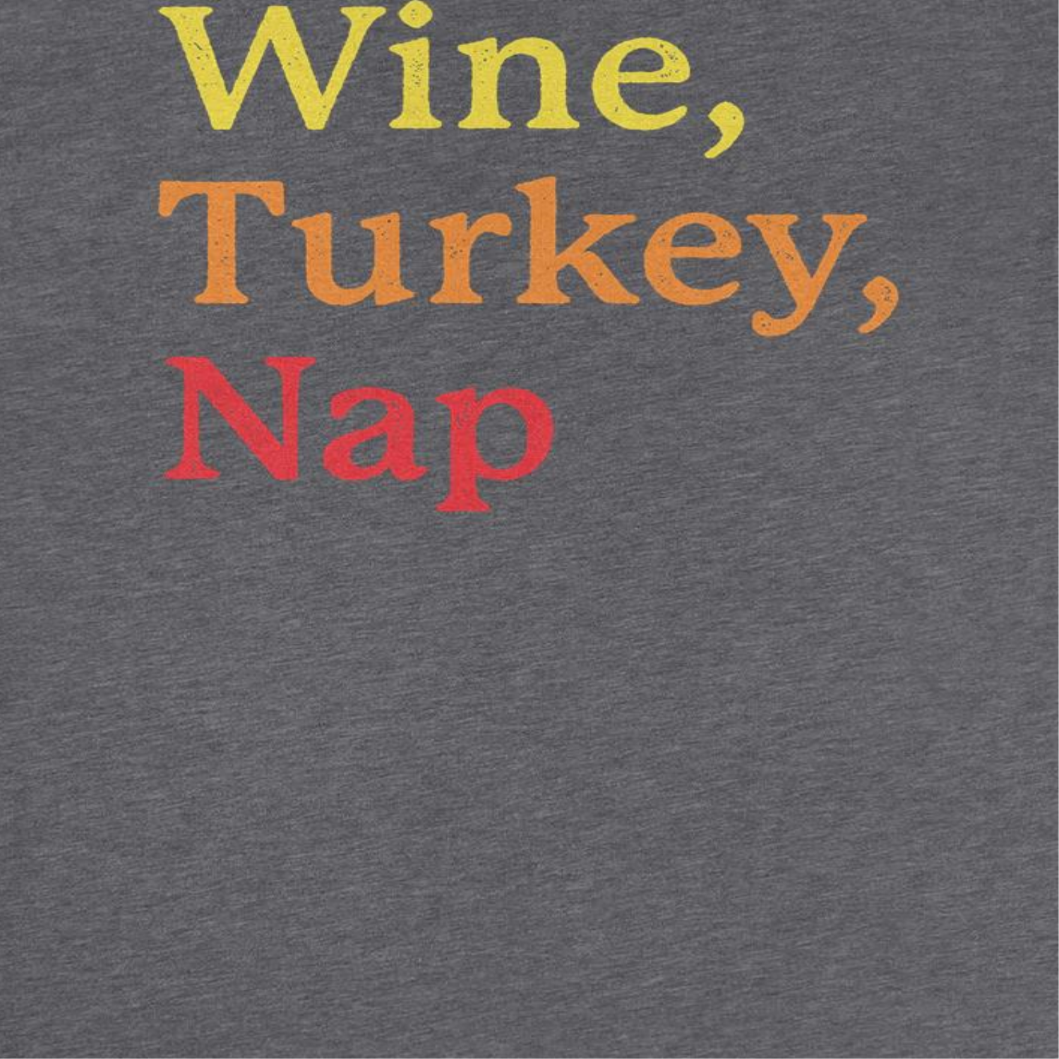 Wholesale Thanksgiving T-Shirt - Wine Turkey Nap