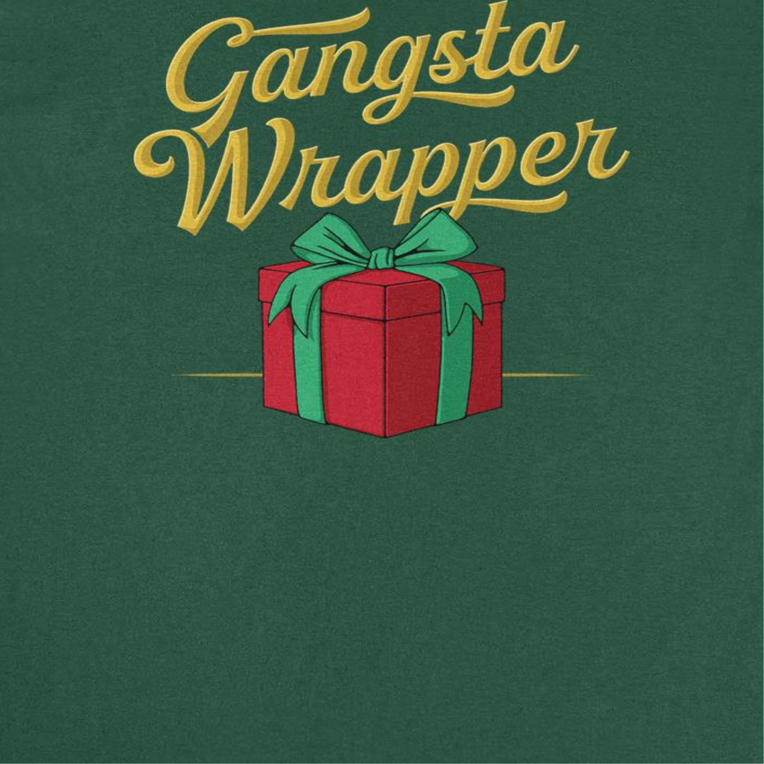 Wholesale Christmas T-Shirt - Gangsta Wrapper