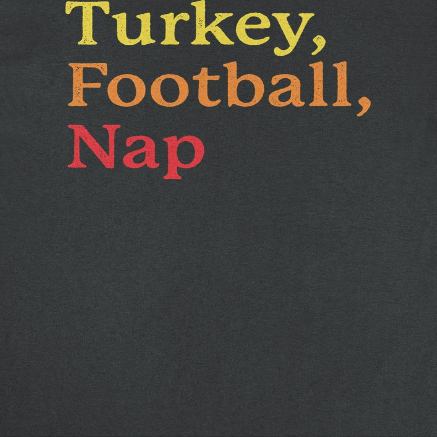 Wholesale Thanksgiving T-Shirt - Turkey Football Nap