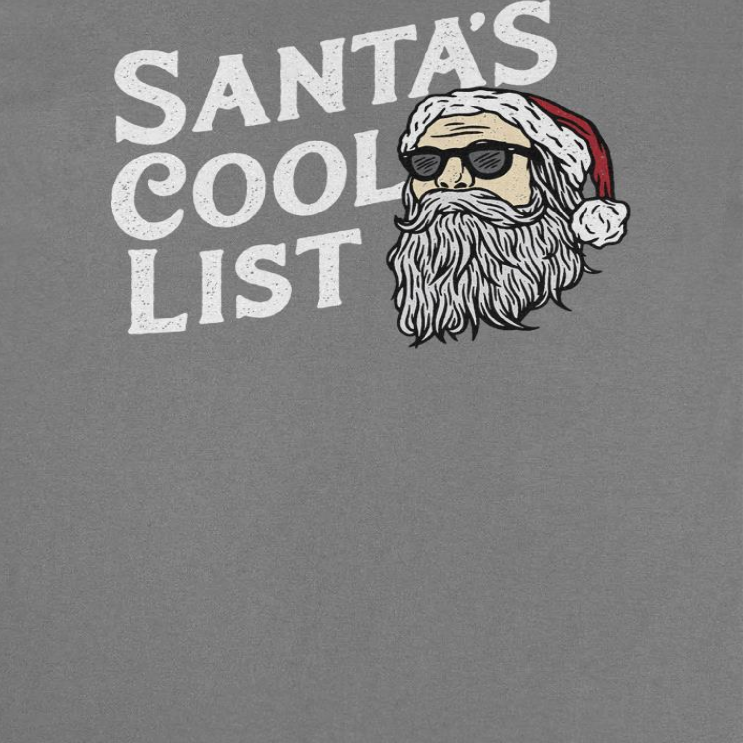 Wholesale Christmas T-Shirt - Santa's Cool List