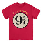 Harry Potter Platform 9 34 Red T-Shirt