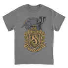 Harry Potter Hufflepuff Mascot Emblem Charcoal T-Shirt