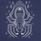 Harry Potter Aragog Minimalist Outline Navy T-Shirt
